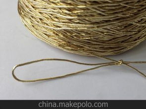 专业厂家直销高雅金色立体3d质感纺织辅料绳 服装家纺编织绳